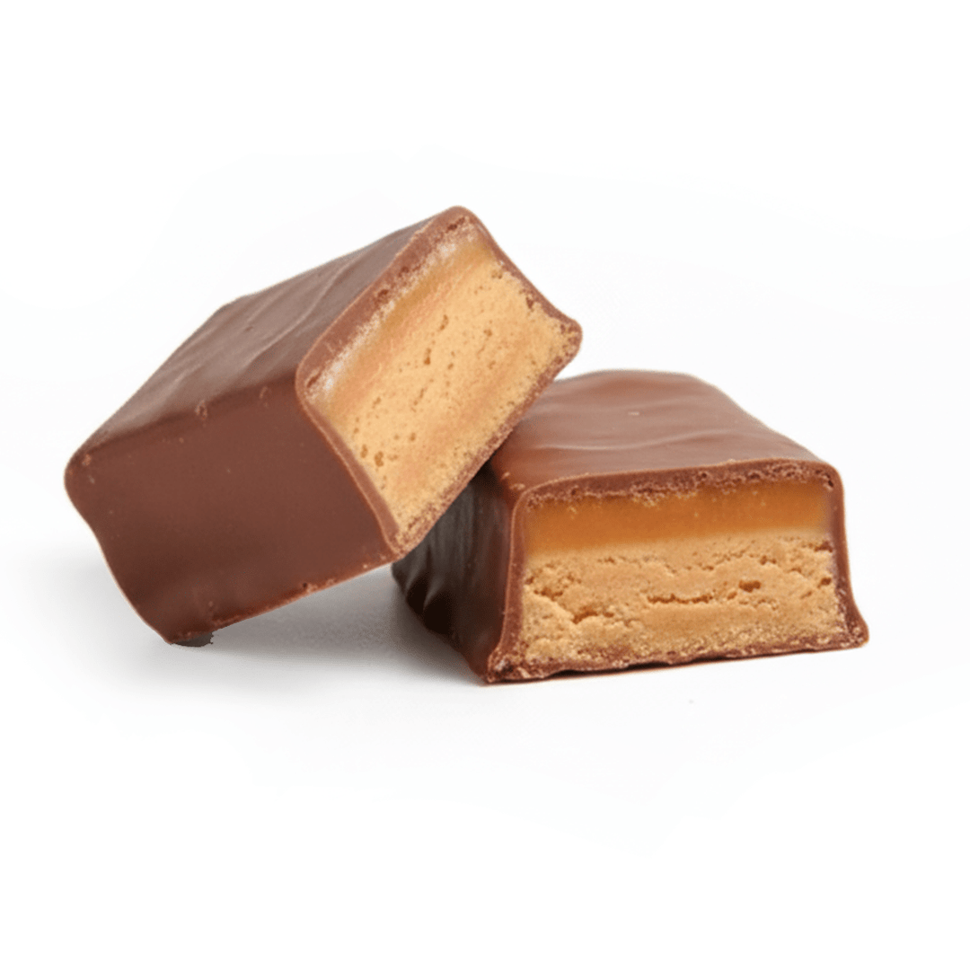 Barre hyperprotéinée chocolat caramel - cacahuètes - Mincidelice