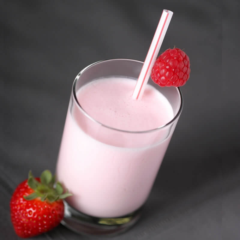 Smoothie fraise framboise - Mincidelice