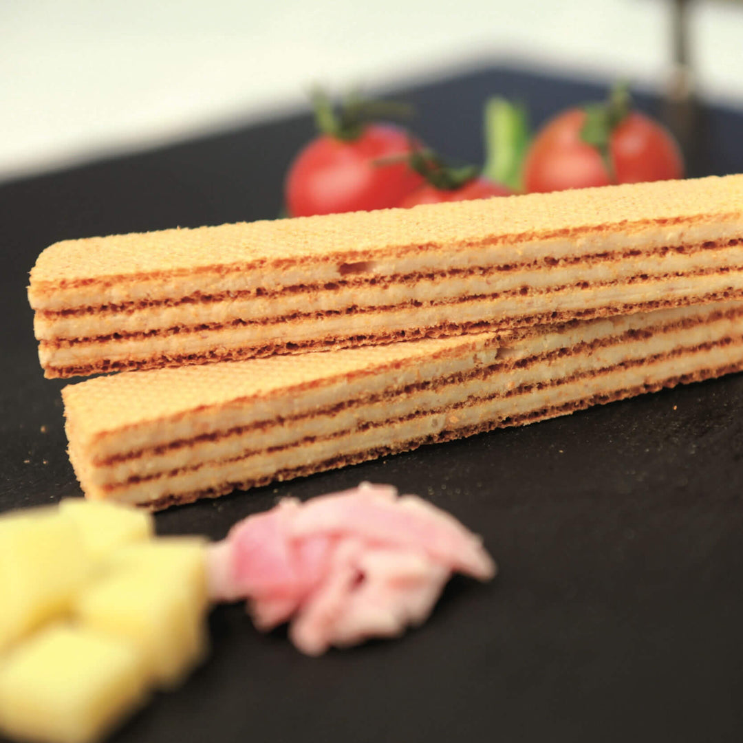 Snack gaufrette jambon fromage - Mincidelice