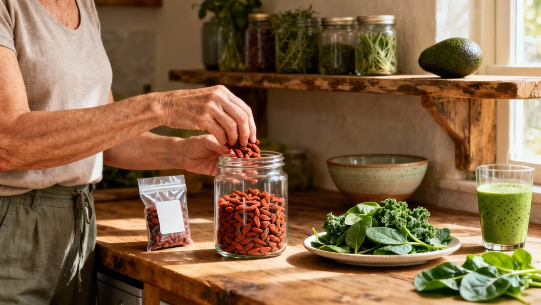 Densità nutrizionale: baies di Goji, spirulina e verdure a foglia - Mincidelice