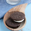 Biscotto proteico cookie cream con farcitura vaniglia
