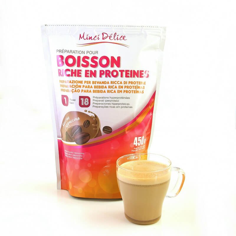 Boisson cappuccino maxi 450g - Mincidelice