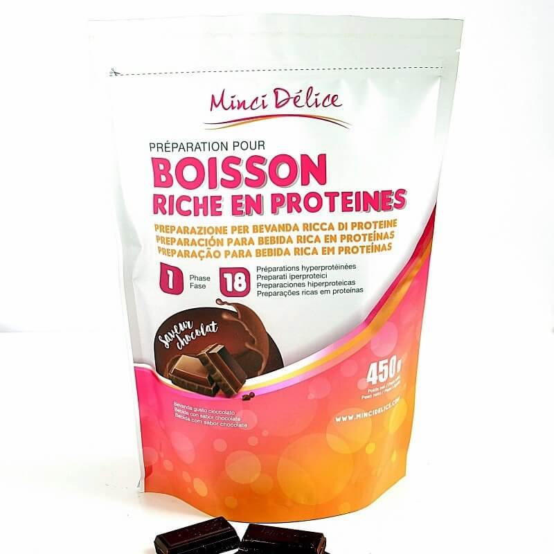 Boisson chocolatée maxi 450 gr - Mincidelice