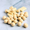 Palline iperproteiche croccanti ricoperte di cioccolato bianco SG