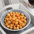 Palline di soia soffiate proteiche gusto barbecue