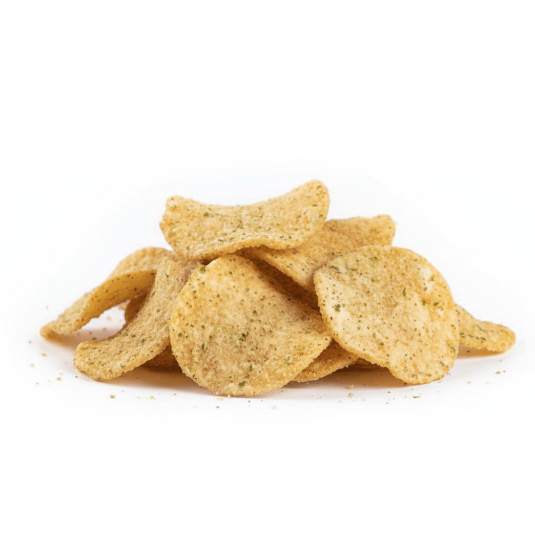 Chips protéinés épicés saveur crème oignons Sans gluten - Mincidelice