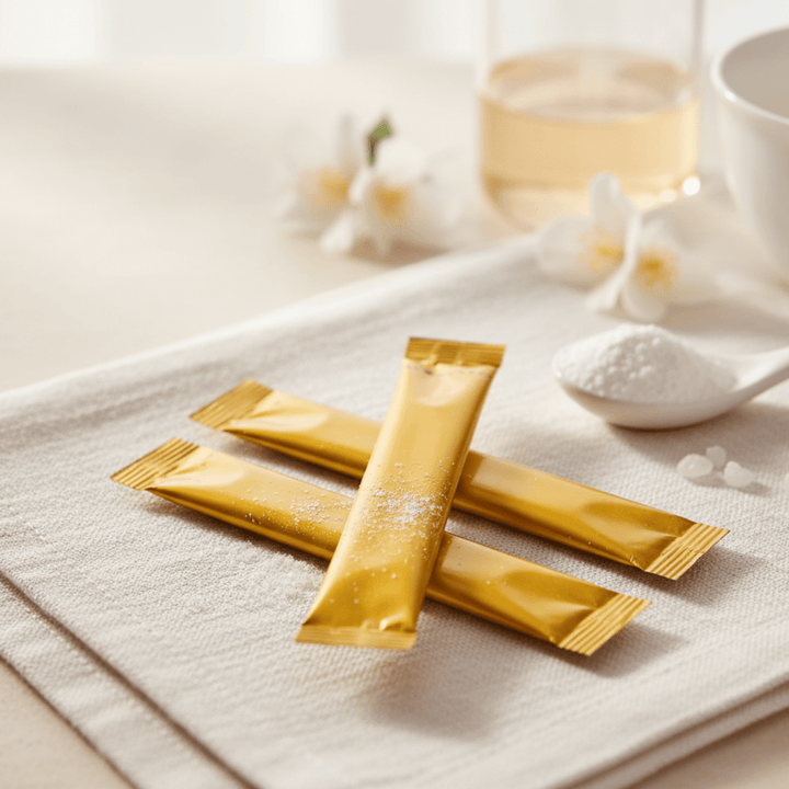 Collagène orodispersible abricot 3 g avec acide hyaluronique - Mincidelice