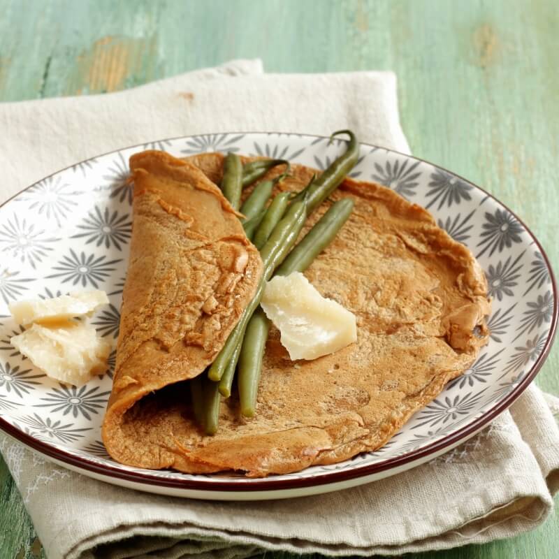Crêpe bacon fromage - Mincidelice