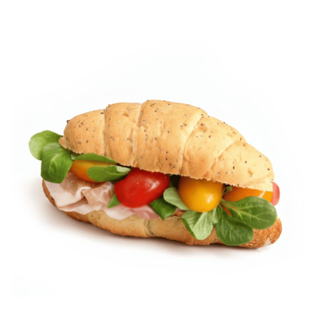 Croissant salés aux graines de sésame, riche en protéines, sachet individuel de 50 g - Mincidelice