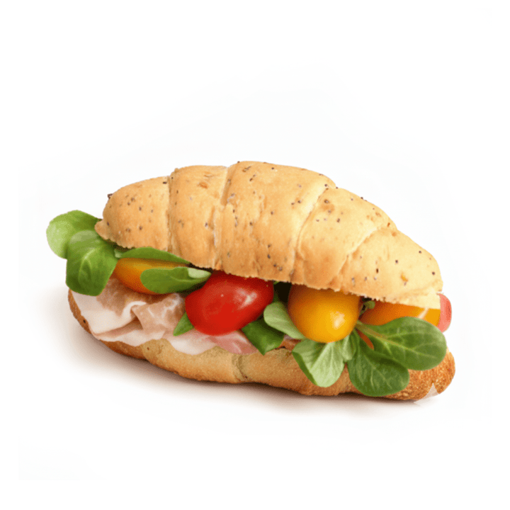 Croissant salés aux graines de sésame, riche en protéines, sachet individuel de 50 g - Mincidelice