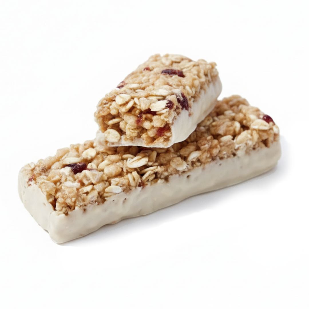 Barre hyperprotéinée saveur fruits rouges & chocolat blanc
