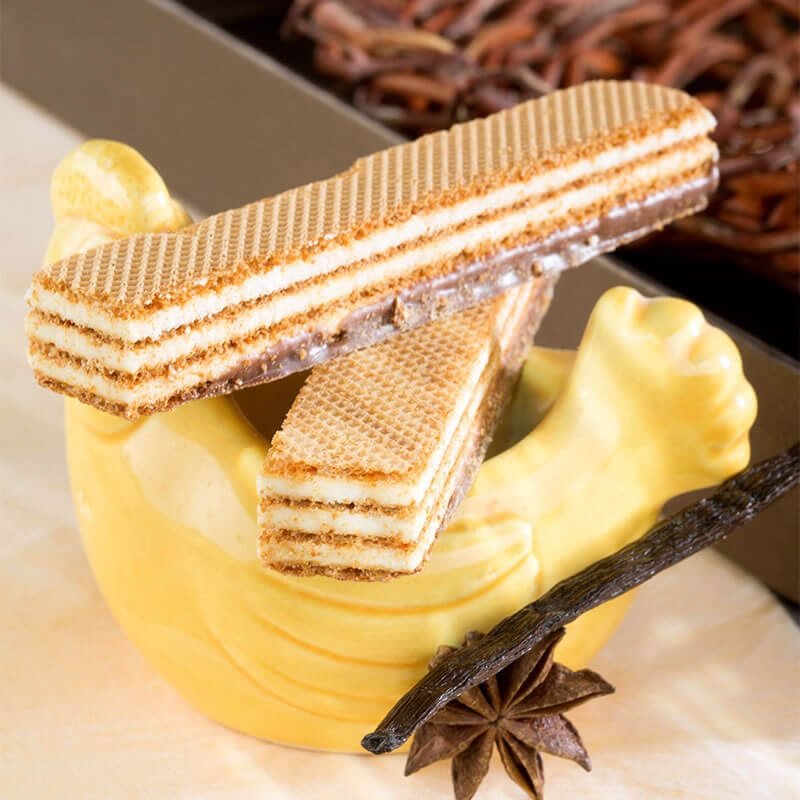 Gaufrette vanille chocolat phase 2 - Mincidelice