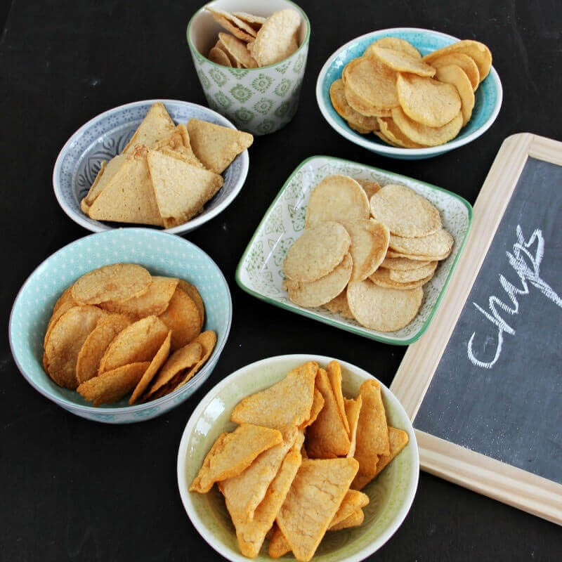Lot découverte 18 sachets de chips protéinées - Mincidelice