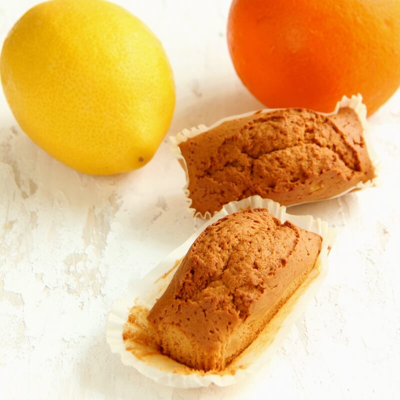 Mini cake agrumes - Mincidelice