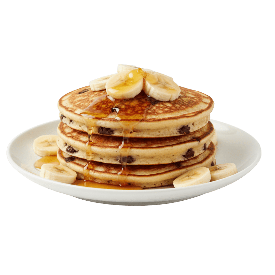 Pâte à pancake banane hyperprotéinée avec copeaux de chocolat - Mincidelice