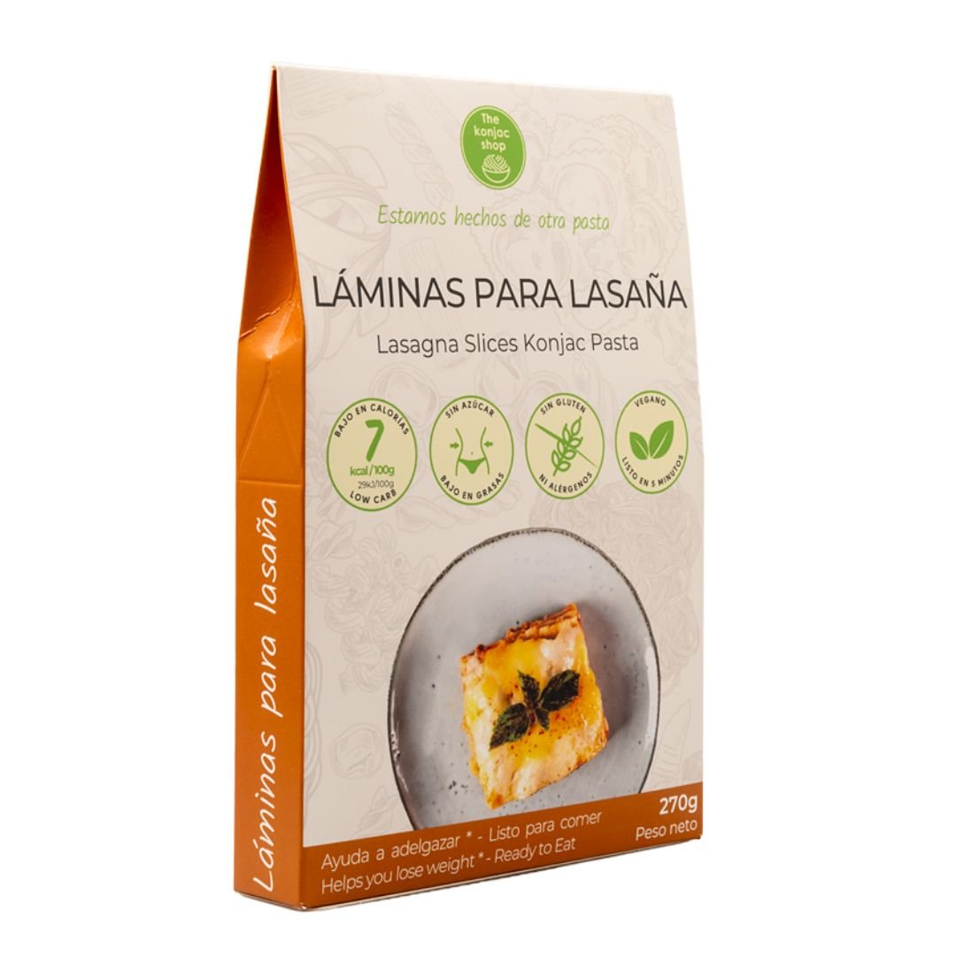 Pâtes à lasagne de konjac 200g - Mincidelice