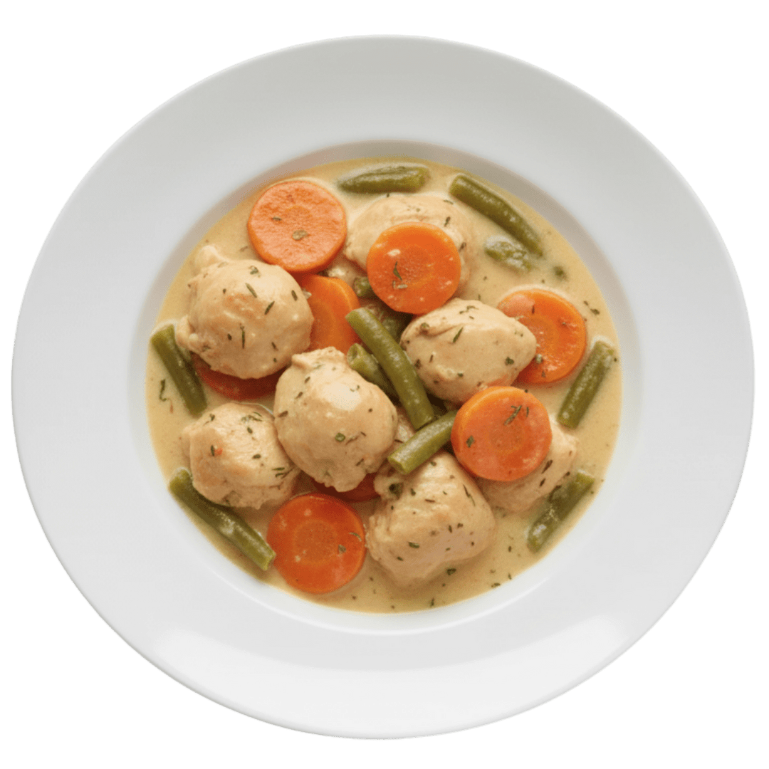 Plat cuisiné de poulet à l’estragon - Mincidelice