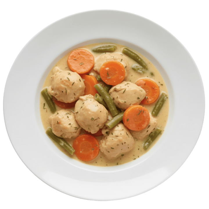 Plat cuisiné de poulet à l’estragon - Mincidelice