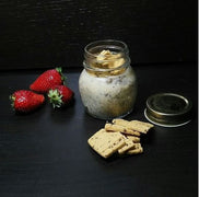 Budino cremoso al dulce de leche e semi di chia