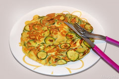 OMELETTE AL FORNO CON ZUCCHINE E POMODORO