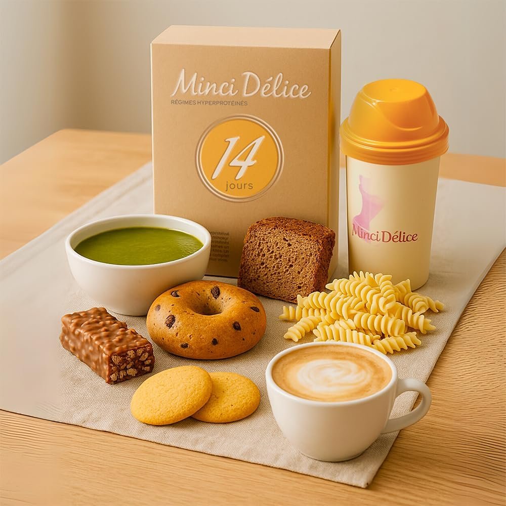 Régime hyperprotéiné 14 jours GOURMAND (jusqu'à - 5kg) - Mincidelice