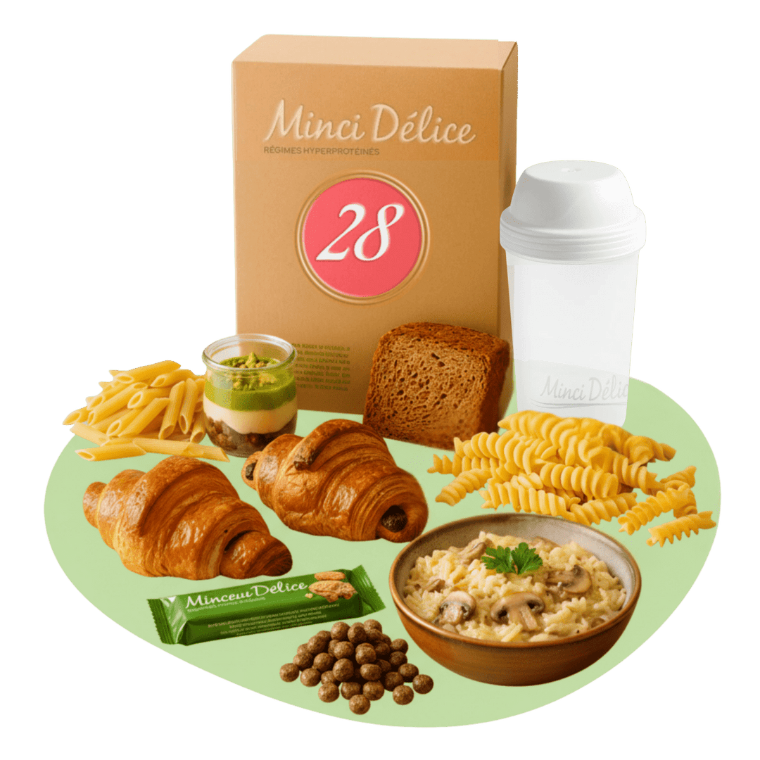 Régime hyperprotéiné 28 jours DOLCE VITA (jusqu'à - 9kg) - Mincidelice