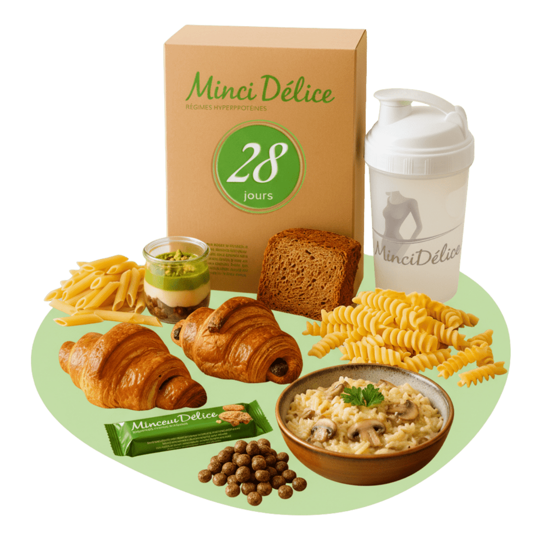 Régime hyperprotéiné 28 jours DOLCE VITA (jusqu'à - 9kg) - Mincidelice