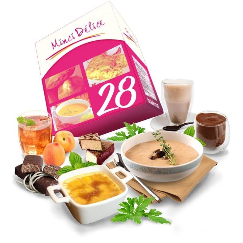 Régime hyperprotéiné végétarien pack pour 28 jours - Mincidelice