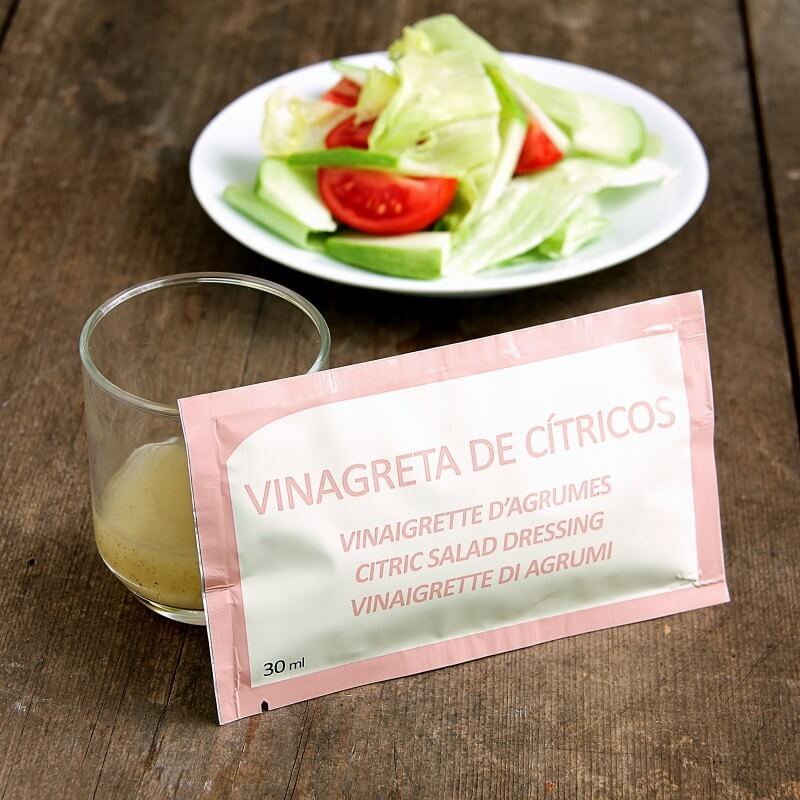 Sauce vinaigrette agrumes en mono - dose 30g - Mincidelice