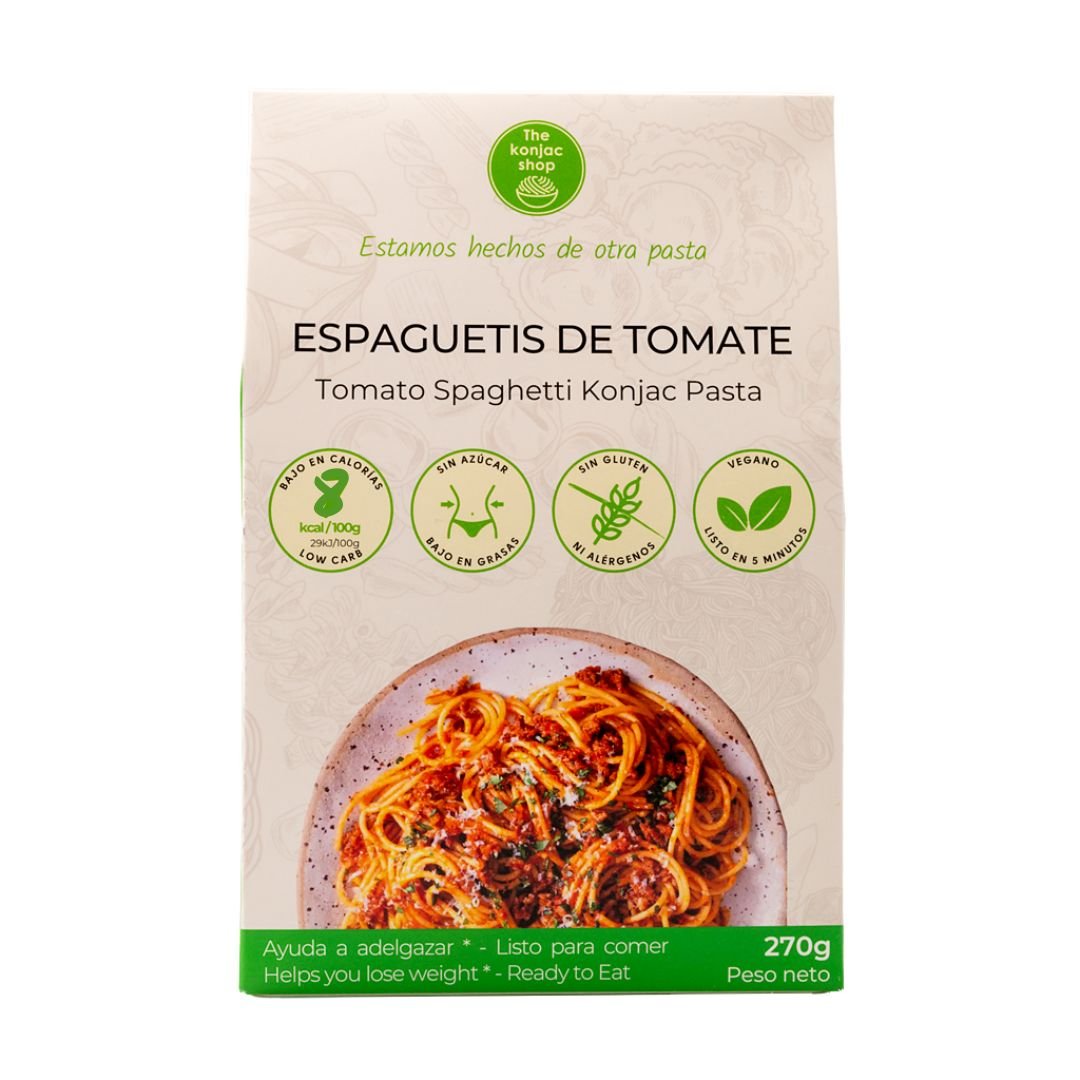 Spaghetti de konjac tomate 200g - Mincidelice