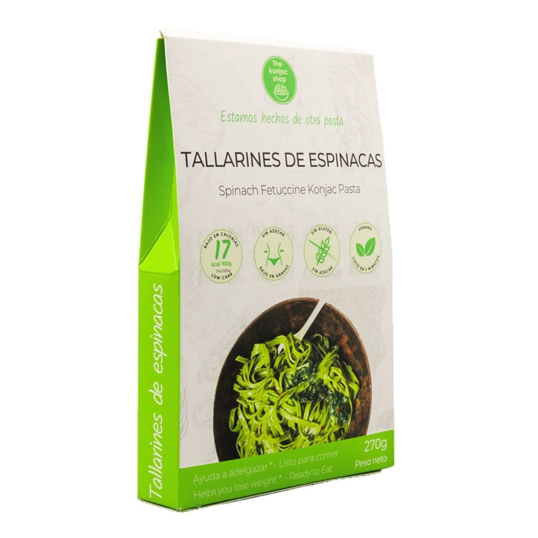 Tallarines de konjac épinards 200g - Mincidelice