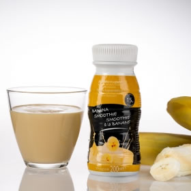 Bottiglia Smoothie UHT Banana - Smoothie UHT 200 ml banane