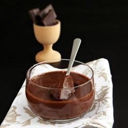 Dessert cioccolato budino