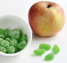 Caramelle Gummy Mela Verde - Bonbons pomme verte