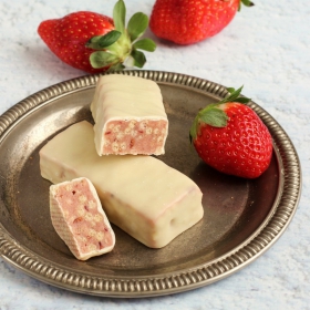 Barretta crunch croccante alla fragola
