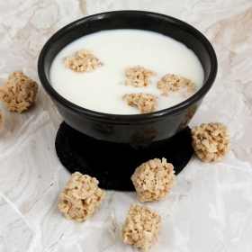 Bocconcini ai cereali vaniglia e cioccolato bianco