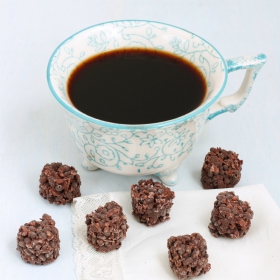 Bocconcini proteici ai cereali e cioccolato fondente - Bouchées chocolat noir