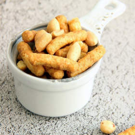 Snack iperproteico Curvy soffiato alle arachidi