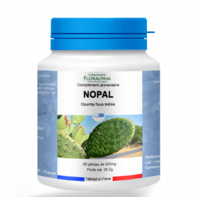 Nopal 60 cápsulas de 425 mg complemento alimenticio