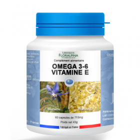 Omega 3/6 Vitamina E 60 capsule da 715 mg integratore alimentare