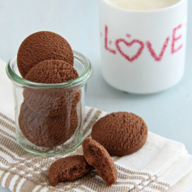 Lotto 20 confezioni di mini frollini iperproteici al cacao 
