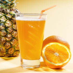 Lotto di 10 bustine bevanda iperproteica gusto ananas e arancia