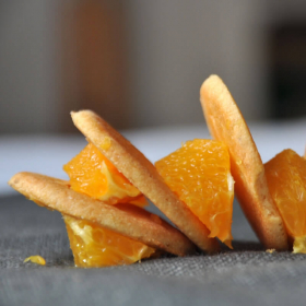 Biscuits protéinés orange