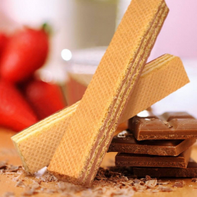 Wafer Iperproteici Cioccolato e Nocciola Fase 2 - Gaufrettes Chocolat Noisettes