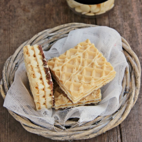 Wafer proteici croccanti Cioccolato Bianco