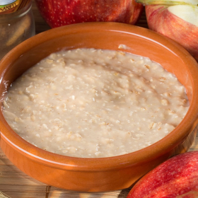 Porridge mela cannella ai fiochi di avena - Gruau pomme cannelle 