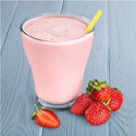 Frappè iperproteico alla fragola SG- Milk-shake hyperprotéiné à la Fraise