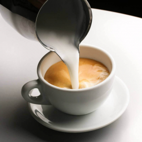 Lotto di 20 bustine di latte scremato in polvere per caffè o tè