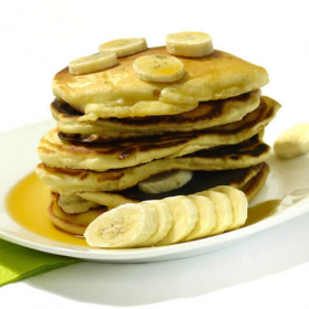 Pancake banane chocolat hyperprotéiné