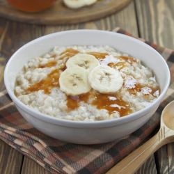 Porridge allo sciroppo d'acero